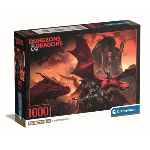 Puzzle Adulte Compact 1000 Pièces - Donjons & Dragons