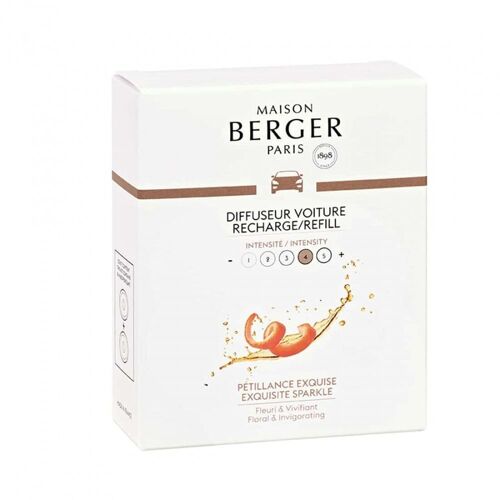 Lampe Berger Recharge Diffuseur Voiture Céramique Pétillance Exquise