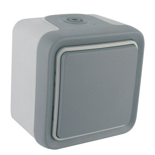 Interrupteur en saillie Legrand - Plexo - Gris - Simple