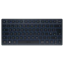 CHERRY KW 7100 Mini - Clavier - sans fil - Bluetooth 5.1 - QWERTY - R.-U. - commutateur : CHERRY SX - bleu ardoise - emballage sans plastique