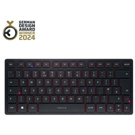CHERRY KW 9200 MINI - Clavier - sans fil - 2.4 GHz, Bluetooth 5.0 - QWERTY - R.-U. - commutateur : CHERRY SX - noir