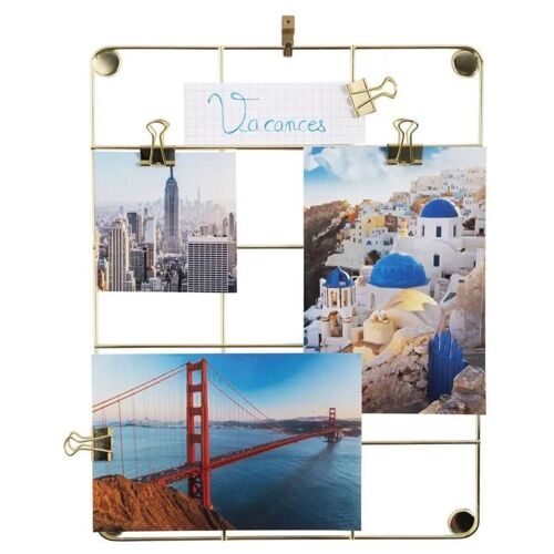 Exacompta - Panneau photo - métal - rectangulaire