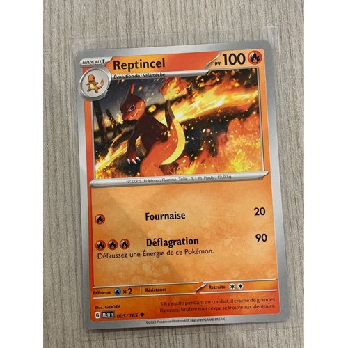 Carte Pokémon Reptincel-005/165-Ev 3,5 New 151