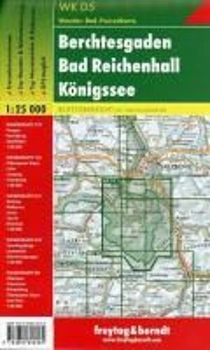 Berchtesgaden, Bad Reichenhall, Königssee 1 : 25 000. Wkd 5