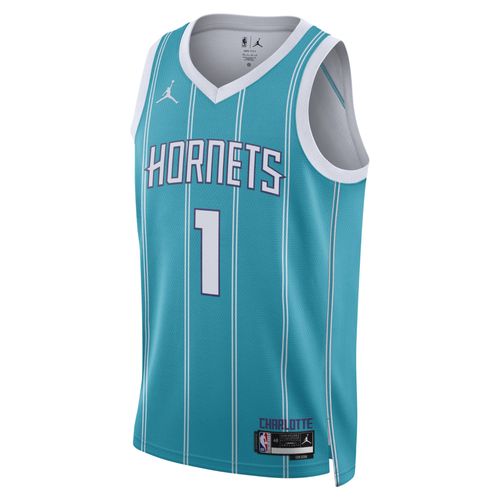Maillot Jordan Dri-Fit Nba Swingman Charlotte Hornets Icon Edition Pour Homme - Bleu