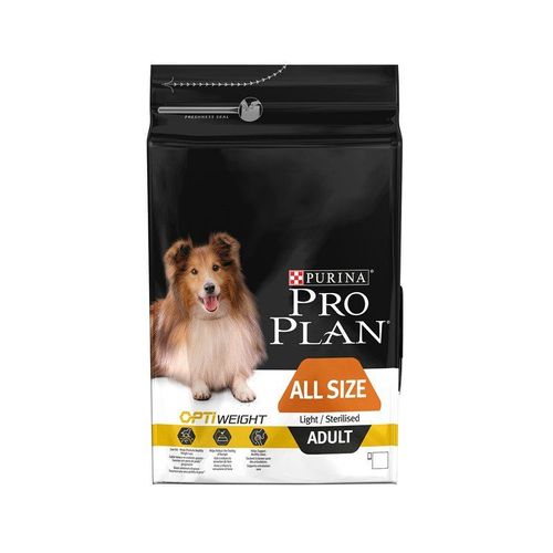 Croquettes Pro Plan All Size Adult Optiweight Light / Sterilised Sac 7 Kg