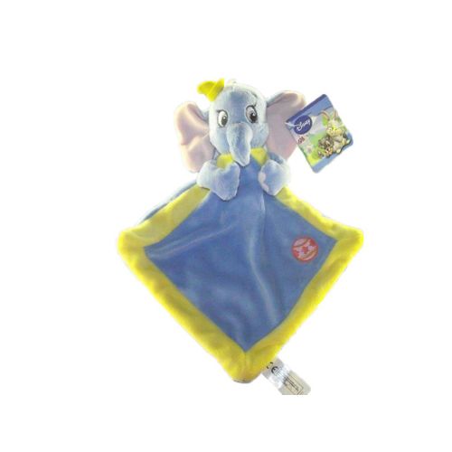 Doudou Disney Elephant Bleu Ballon Orange Dumbo Plat