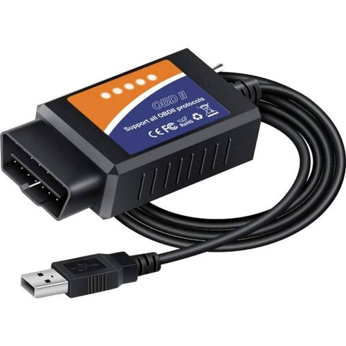 Forscan Elmconfig Scanner Avec Commutateur Ms-Can/Hs-Can, Adaptateur Obd2 Usb - Outil De Diagnostic Obdii Professionnel