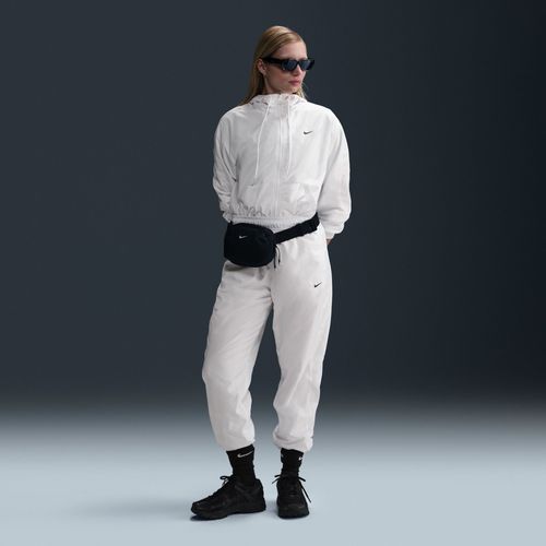 Pantalon De Jogging Ample Taille Mi-Haute Avec Protection Uv Nike Sportswear Classic Wovens Pour Femme - Blanc