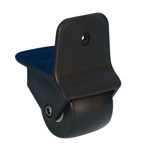 Adam Hall - Roulette fixe avec cadre nylon noir - 50 mm