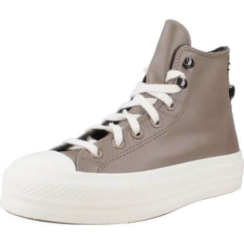 Converse Chuck Taylor All Star Lift Platform Fleeceslined Leather Colour Marron