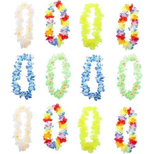12 fleurs artificielles colorées pour décorations et célébrations de mariage tropical