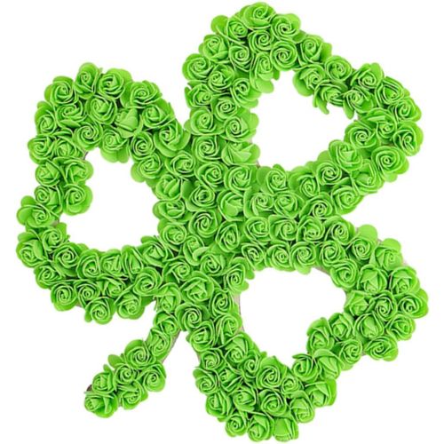 Quatre décorations artificielles de la Saint-Patrick à suspendre pour portes et fenêtres