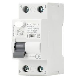 KUIU-Interrupteur Différentiel Super Immunisé Si 63 A 30 Ma, 2P, Classe A Et 6 Ka.