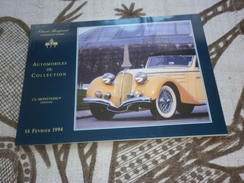 Ventes Aux Enchères Publiques D'automobiles De Collection En 1994