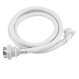 Tuyaux de machine à laver en Pvc Premium - Tuyau pour connecteur de tube d¿entrée d¿eau de machine à laver, blanc Universel de longue longueur (2 mètres)