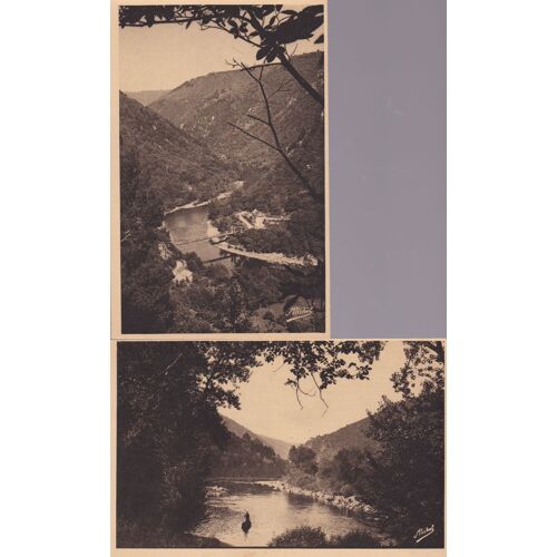 Lot De 2 Cartes Postales Anciennes De Saint Martin La Meanne, Correze