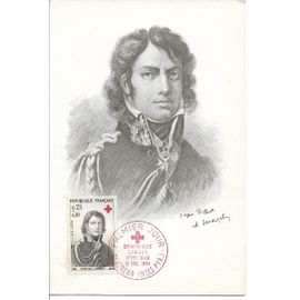 Carte Timbrée Oblitérée 1er Jour D'émission Croix Rouge Française 12 Décembre 1964 (Comité De 08 Dricourt) : Portrait Du Baron Dominique Larrey Chirurgien En Chef Des Armées Impériales