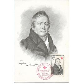 Carte Timbrée Oblitérée 1er Jour D'émission Croix Rouge Française 12 Décembre 1964 (Comité De 08 Dricourt) : Portrait Du Baron J. Nicolas Corvisart Médecin De Napoléon