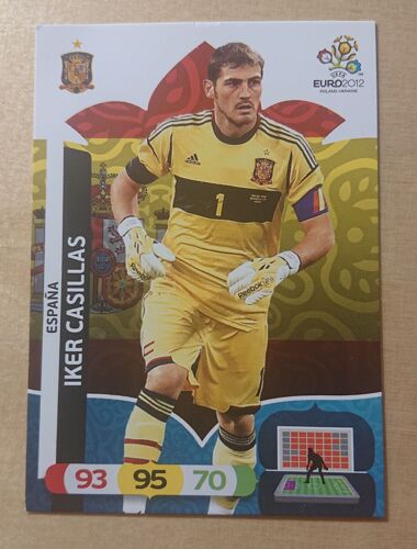 Carte Uefa Panini Euro 2012 Adrenalyn Xl - Iker Casilas - Espagne