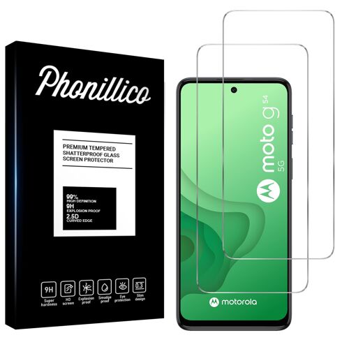 Verre Trempé Pour Motorola Moto G54 [Pack 2] Film Vitre Protection Ecran Phonillico®