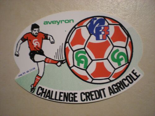 Autocollant Challenge Crédit Agricole - Football - Aveyron