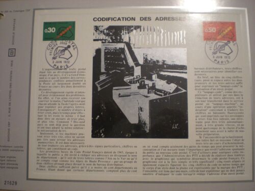 Feuillet N°203 Du Catalogue Cef - Codification Des Adresses