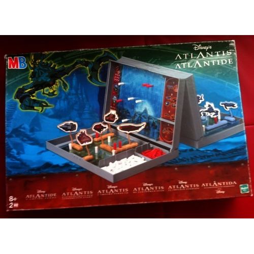 Jeu De Société Bataille Navale Disney Atlantide Édition Mb 1991