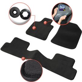 Tapis De Voiture - Sur Mesure Pour 308 (2013 - 2020) - 3 Pi?Ces - Tapis De Sol Antid?Rapant Pour Automobile - Moquette