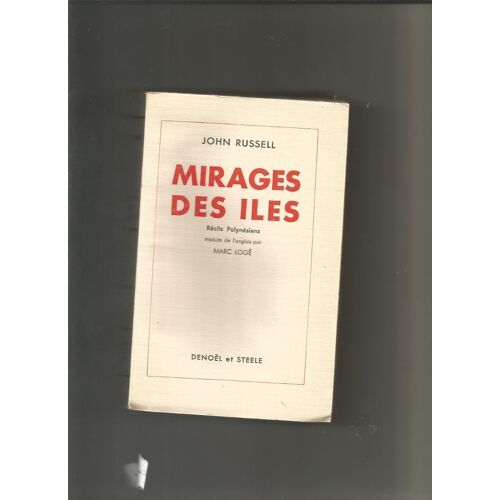 Mirages Des Iles Édition Originale Un Des 25 Exemplaires Sur Alpha