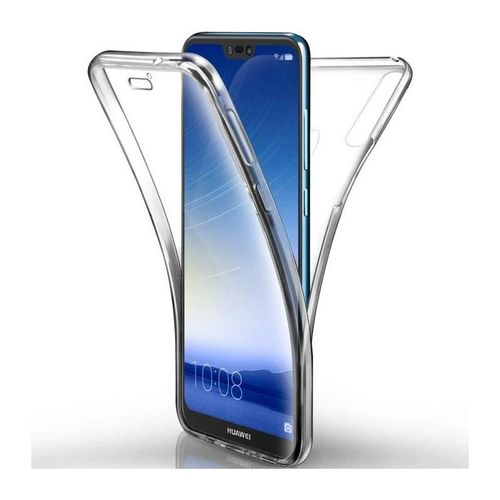 Huawei Mate 20 Pro, Coque Etui Rigide Intégrale Transparent 360 Anti Choc