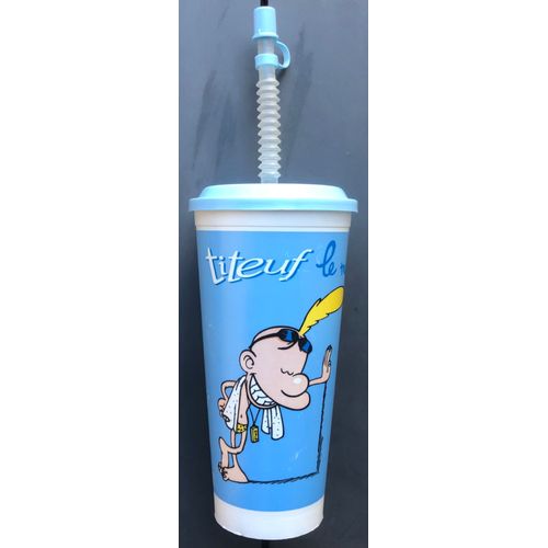 Gobelet Titeuf Et Nadia Le Mégalook De L'eté Mcdonald's, Zep, Bd, Bande Dessinée, Verre, Figurine