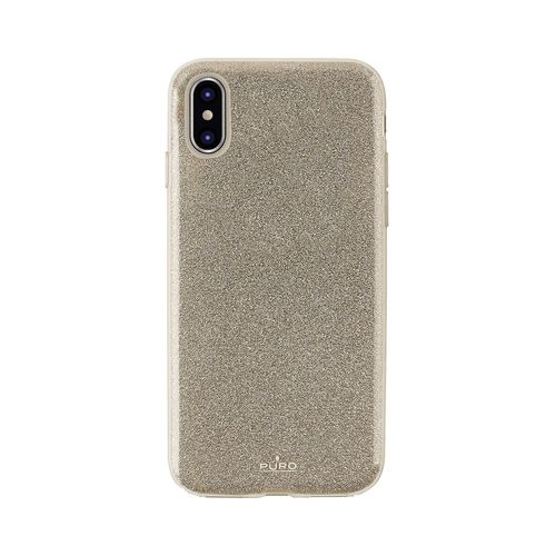 Coque Pour Iphone Xs Max Rigide Puro Dorée Avec Strass
