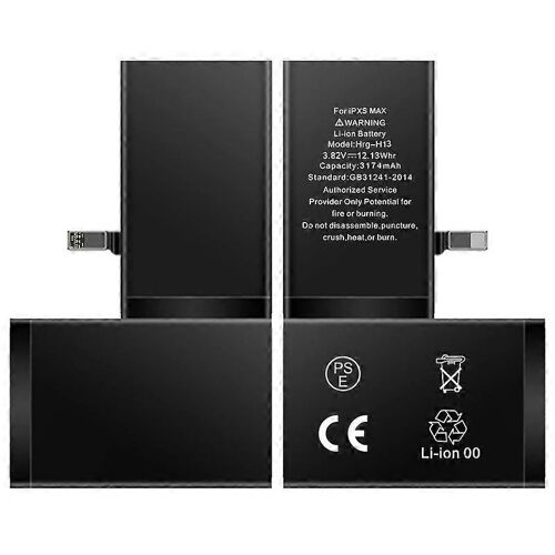 Batterie Li-Ion Rechargeable 3.82v 3174mah (Sans Logo) Pour Iphone Xs Max 6.5 Pouces