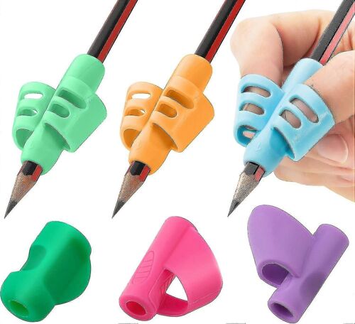 Pack De 6 Poignées De Crayon Pour Les Enfants Écriture Manuscrite Porte-Crayons Parfaits Pour Enfants L'enseignement À Domicile Et Les Outils D'écriture Préscolaire