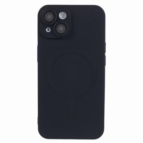 Pour Iphone 13 Slim Tpu Case Caoutchouté Téléphone Coque Avec Lentille Film Compatible Avec Magsafe