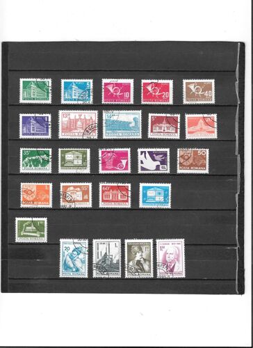 Timbres De Roumanie, Oblitérés Et Sans Charnières De 1972 À 1974.