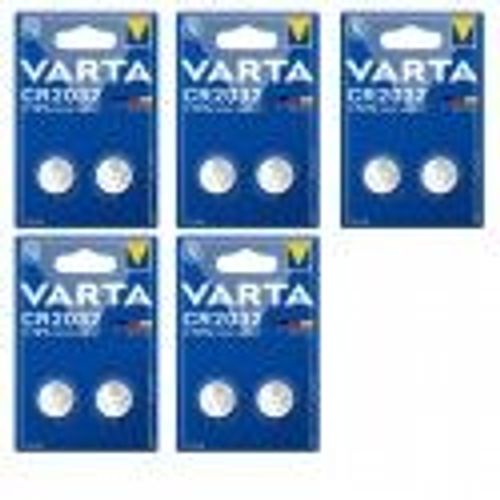 10 piles Varta CR2032