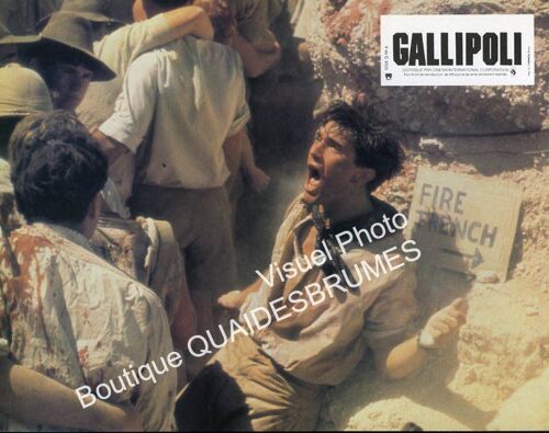 Gallipoli : Jeu A De 6 Photos D'exploitation Cinématographique - Format 21x27 Cm - De Peter Weir Avec Mel Gibson, Mark Lee, Bill Kerr, Heath Harris, Robert Grubb, Heath Harris, Ron Graham - 1981