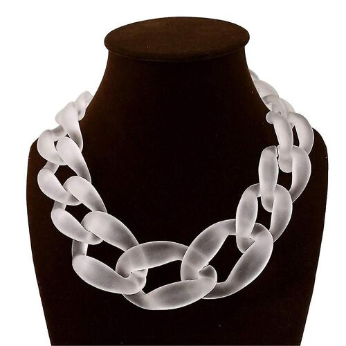 Collier Acrylique Chunky Choker Statement Bib Chain Collier Pendentifs