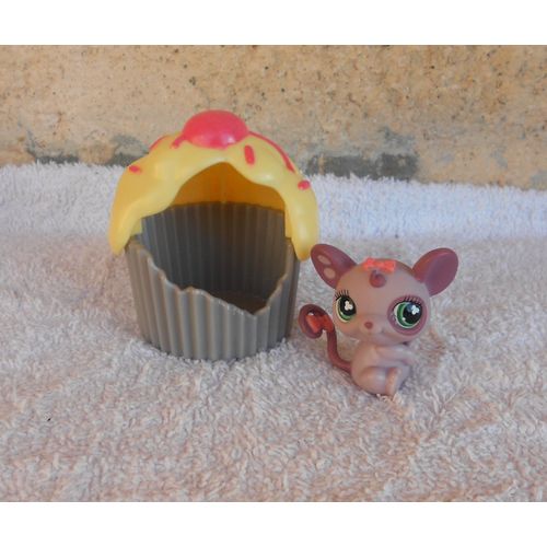 Littlest Petshop - Souris Avec Cupcake - Hasbro - 2007