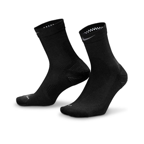 Chaussettes Mi-Mollet Basses En Laine Nike Running (1 Paire) - Noir