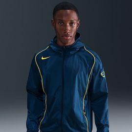 Veste De Foot Déperlante À Zip Nike Total 90 Pour Homme - Bleu