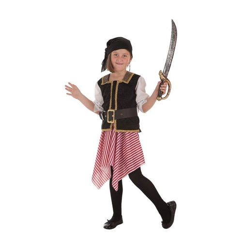 Déguisement De Boucanière À Rayures Pour Fille
