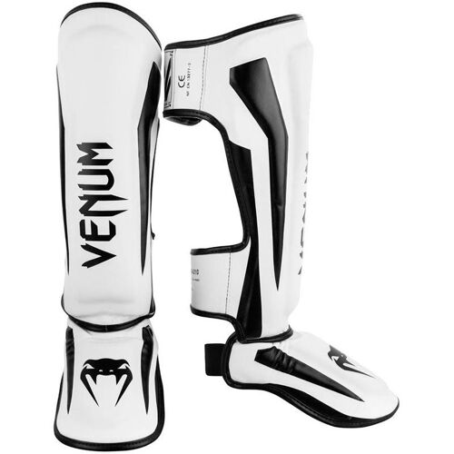 Protege Tibias Pieds Elite Venum Blanc - M