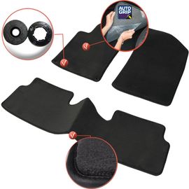 Tapis De Voiture - Sur Mesure Pour 508 / 508sw (2010 - 2018) - 3 Pi?Ces - Tapis De Sol Antid?Rapant Pour Automobile - Moquette