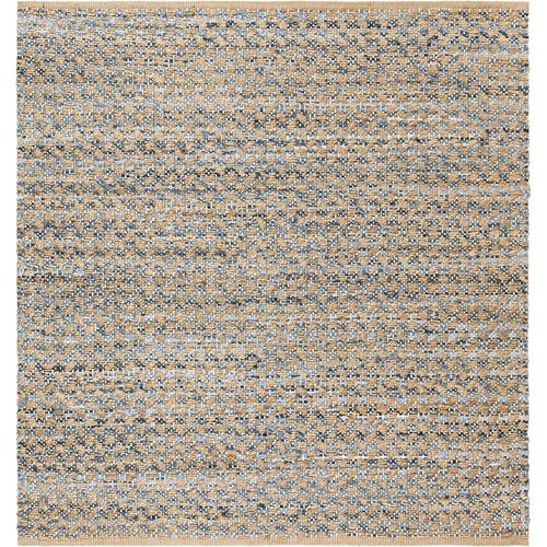 Tapis Boho Pour Salon, Salle À Manger, Chambre À Coucher - Cape Cod Collection, Tapis À Poil Court, Beige, 182 X 182 Cm