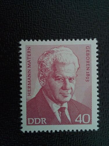 Timbre Allemagne Rda Ddr Yt 1548 Hermann Matern 1973