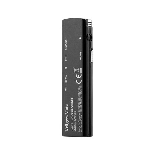 Kr?ger&Matz Dictaphone Kruger & Matz KM0286, Dictaphone, Noir