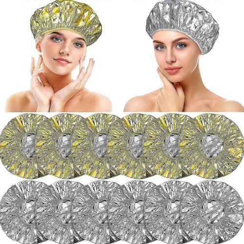 12 Pcs Feuille Profonde Revitalisante Caps Réutilisable Traitement Des Cheveux Caps Couleur De Cheveux Gel Douche 